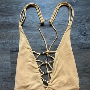 Soft Orange Swimsuit